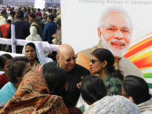 Speaking to widows & supporters